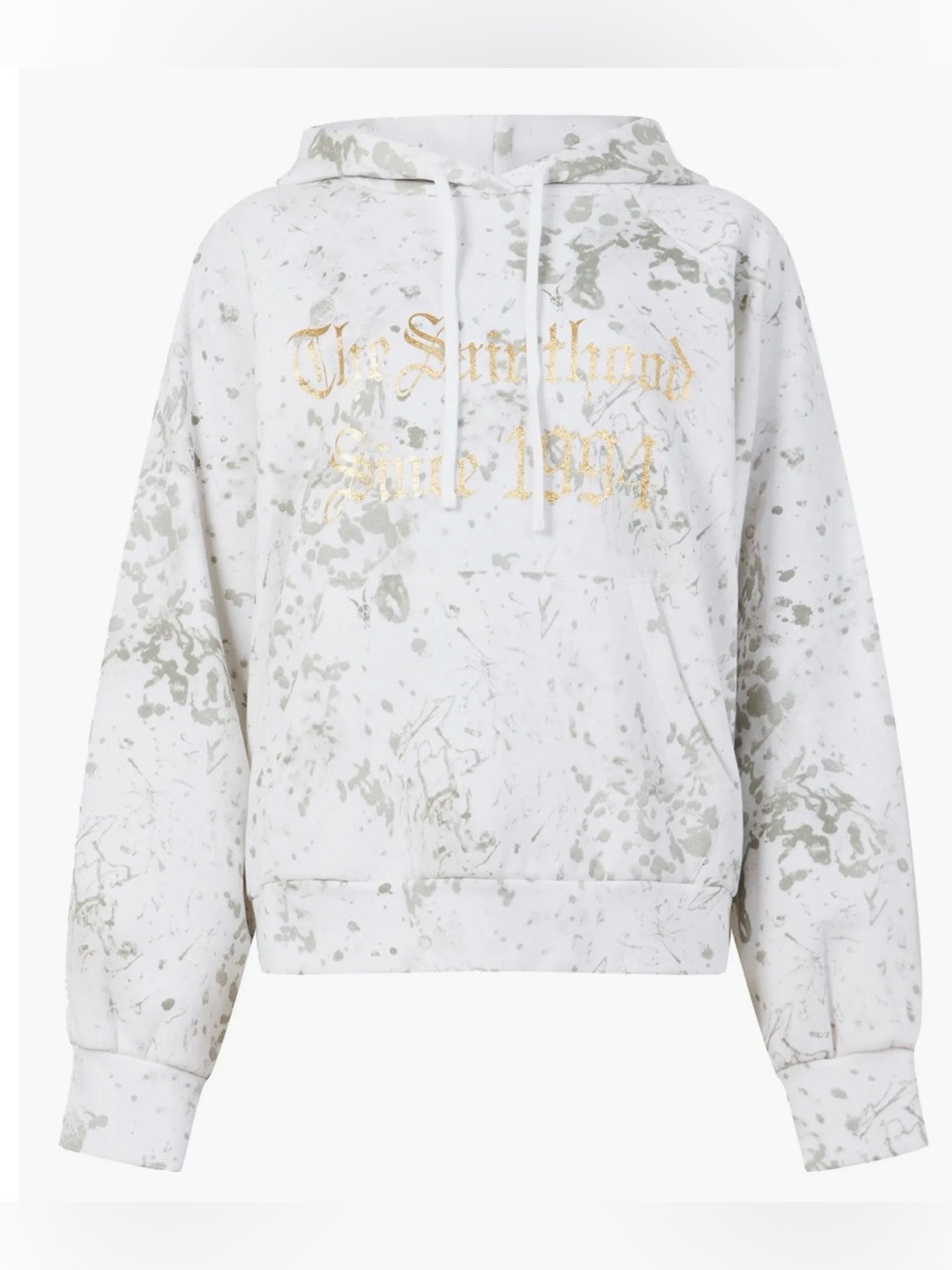 AllSaints Portland Talon Graphic Hoodie Woman’s SZ Medium W/Packaging Camo Gold